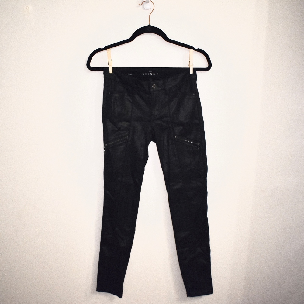 White House Black Market Skinny Black Jeans Petite